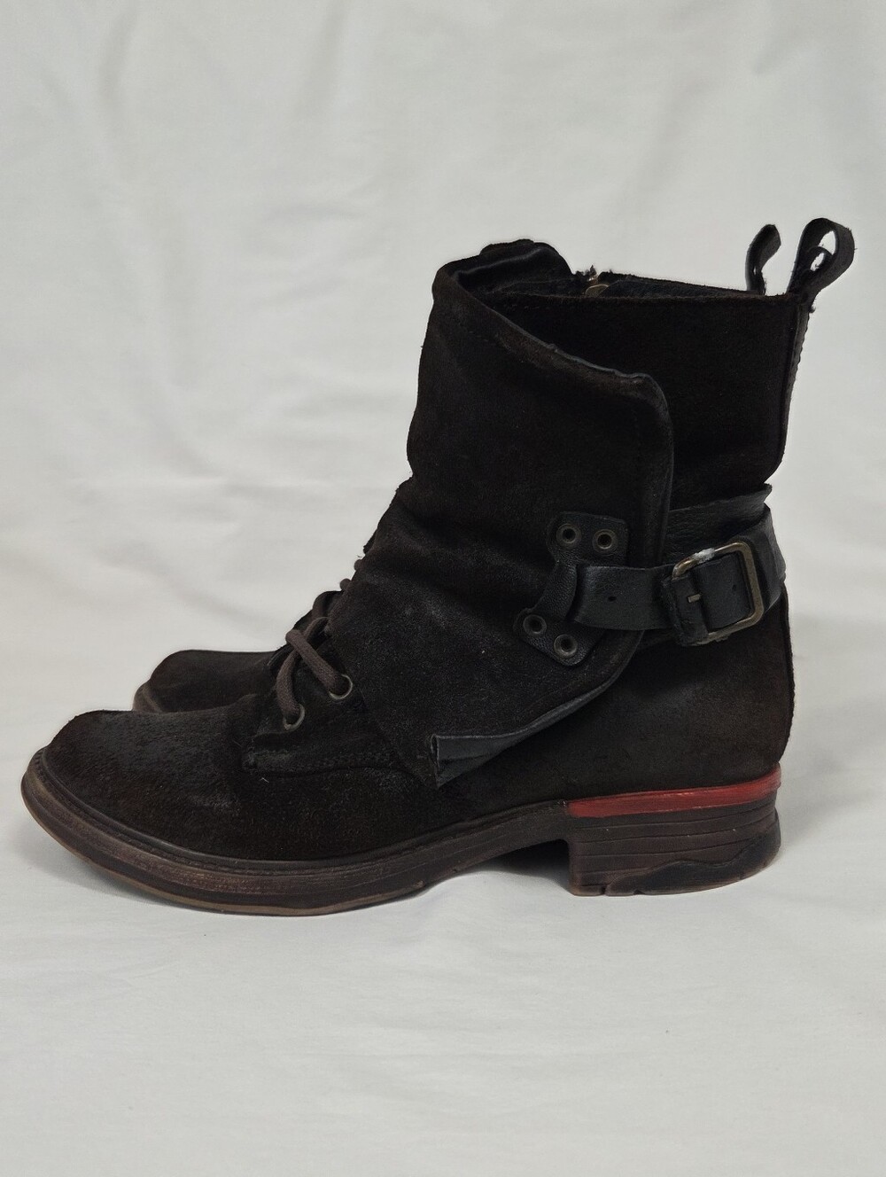 Zigi Soho Genova Oiled Suede Boot Brown 7.5